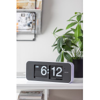 Nástenné hodiny s výklopným nápisom KA5999WH, 41cm
